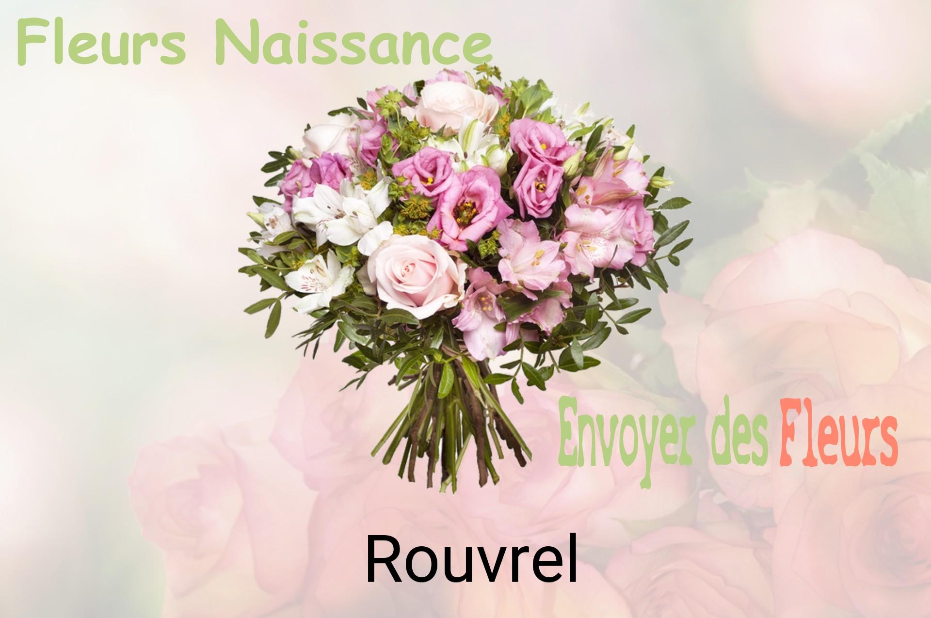 Bouquet de fleurs de naissance livré à Rouvrel